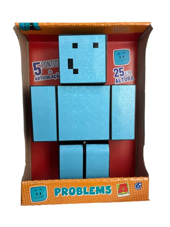 Boneco Problems 25 Cm - Minecraft