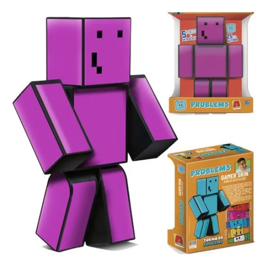 Boneca Melzinha Problems Pequena - 25cm Minecraft