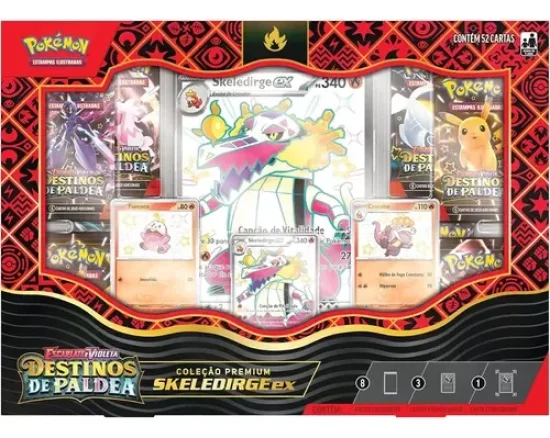 Jgs Brinq Carton -pokemon Ev4.5 - 1 Box Iniciais De Pal 52 Cartas