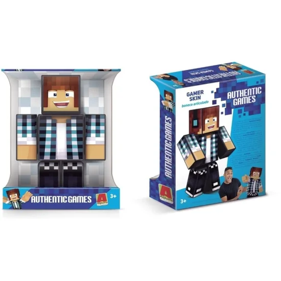 Boneco Authentic Games 25cm Minecraft