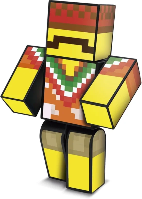 Boneco Melxicano Gamer Turma do Problems - 25cm Minecraft