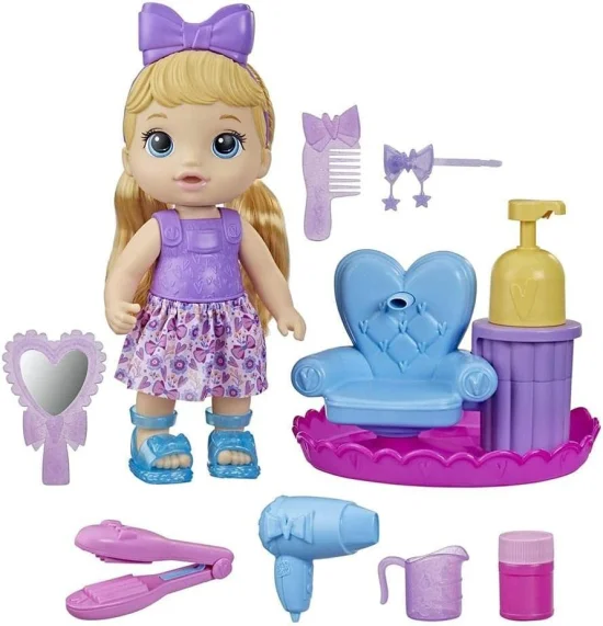 Baby Alive, Boneca Beb Sudsy Styling F5112