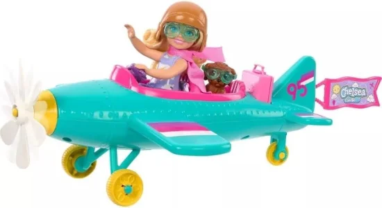 Barbie Family chelsea Piloto Avio HTK3