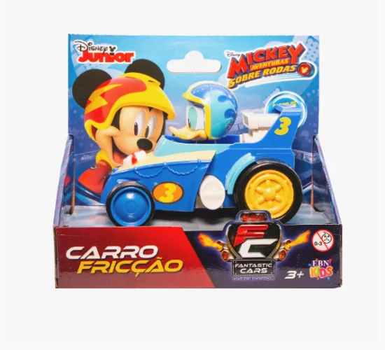 Pato Donald Carrinho de Frico  Fantastic Car Disney