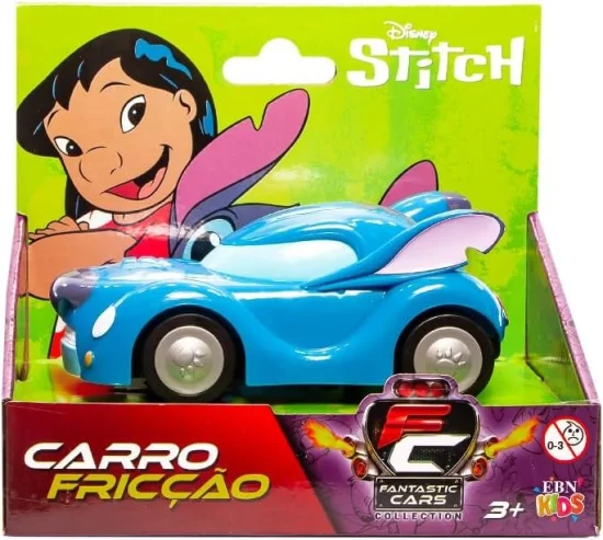 STITCH Carrinho de Frico Fantastic Car Lilo