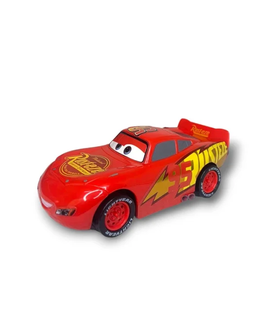 Relmpago MacQueen Dourado Brinquedo Carrinho de Controle Remoto 13CM