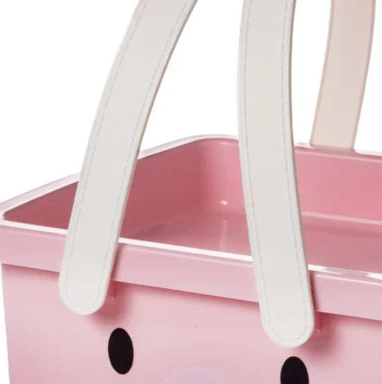 Caixa Organizadora de Fraldas Dispenser com Ala - Bichinhos Rosa   016645