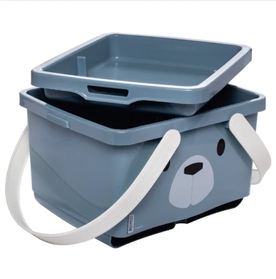 Caixa Organizadora de Fraldas Dispenser com Ala - Bear Azul   016644