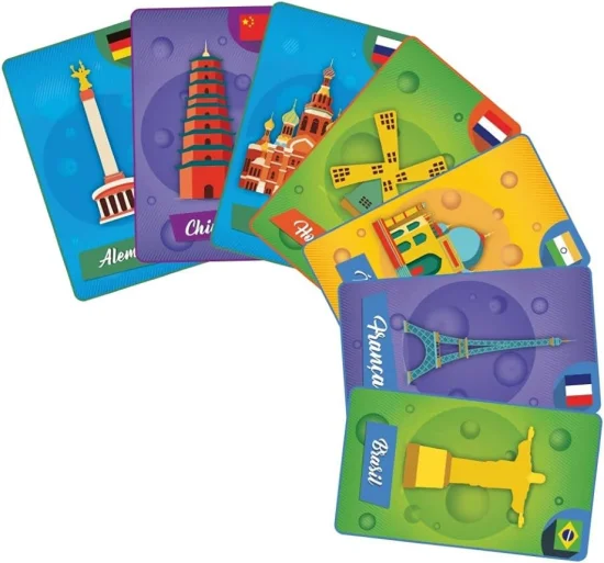 Jogo de Cartas Rouba Monte - Volta ao Mundo