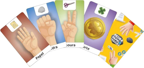 Jogo de Cartas Pedra, Papel e Tesoura   791934-1