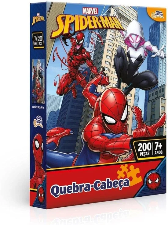 Quebra Cabea Homem Aranha 200 Peas   8023