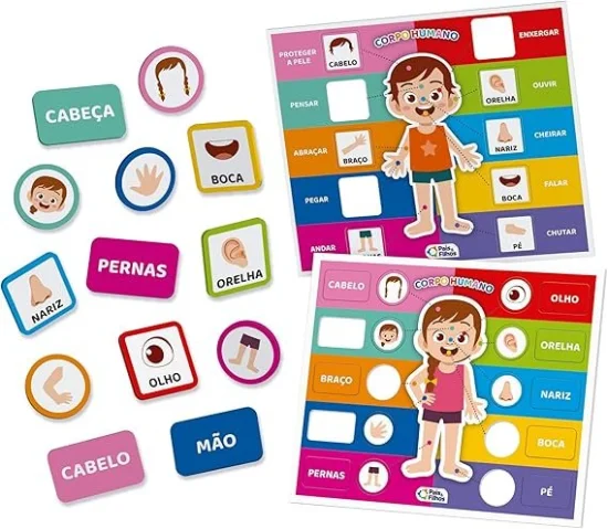 Jogo Caa Figura Conhecendo o Corpo Humano - 791901-1