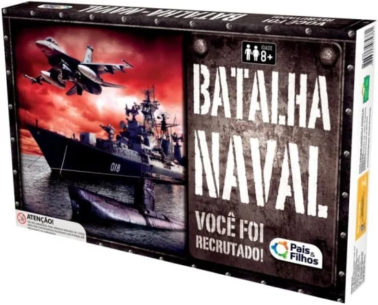 Jogo de Tabuleiro Batalha Naval   2800-1