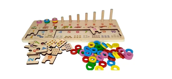 Brinquedo Pedaggico Tabuleiro De Atividades 76 Peas   10904