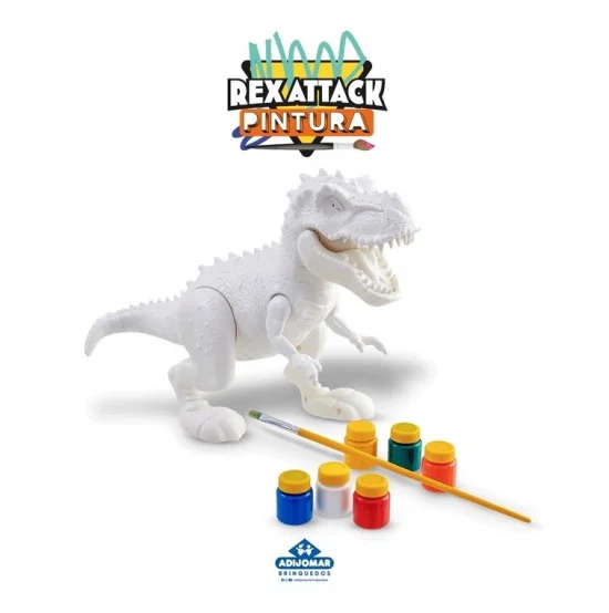 Dinossauro Rex Attack Pintura Adijomar Baby