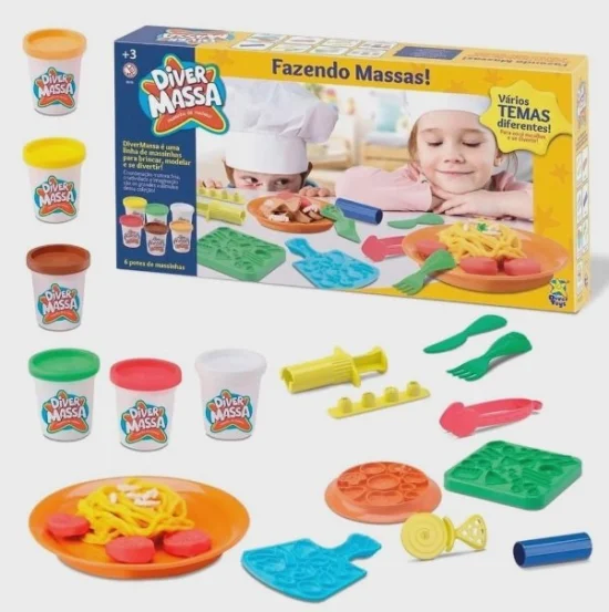 Massinha Diver Massa Fazendo Massa Macarro