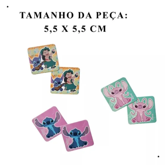 Jogo Da Memria Disney Stitch 24 Pares