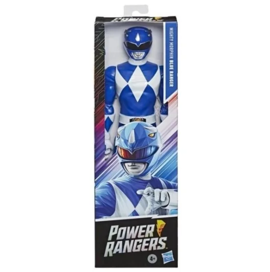 Boneco Ranger Azul Power Rangers Mighty Morphin 30cm