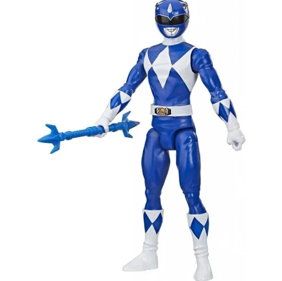 Boneco Ranger Azul Power Rangers Mighty Morphin 30cm