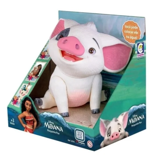 Boneco Pua Porquinho Moana Vinil