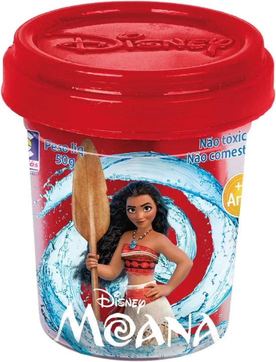 Conjunto de 5 Massinhas De Modelar Moana - Atxica