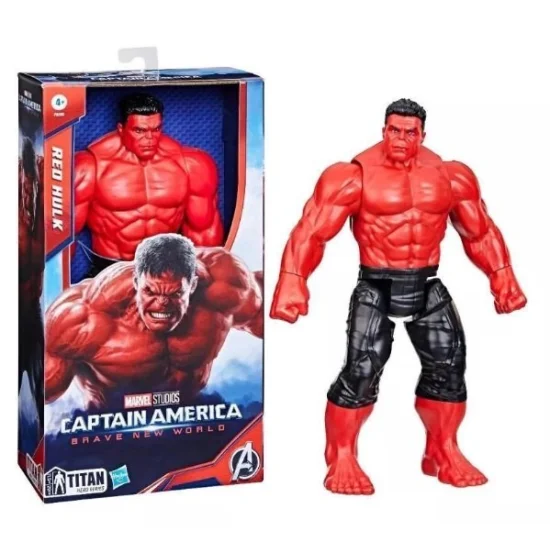 Boneco Hulk Vermelho Marvel Studios Titan Hero Series 30Cm