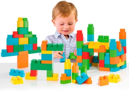 Blocos de Montar, Blocks Box 90 peas Menino