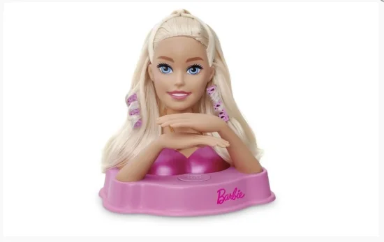 Boneca Barbie Styling Head Core com 12 Frases