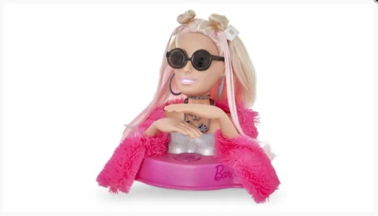 Boneca Barbie Styling Head Extra com 12 Frases