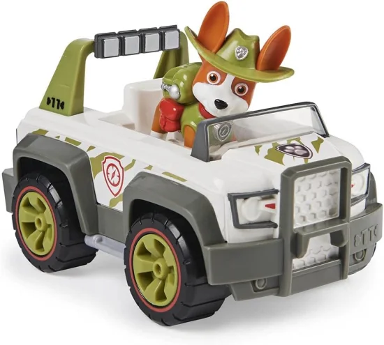 Patrulha Canina Boneco e Veculo - Tracker