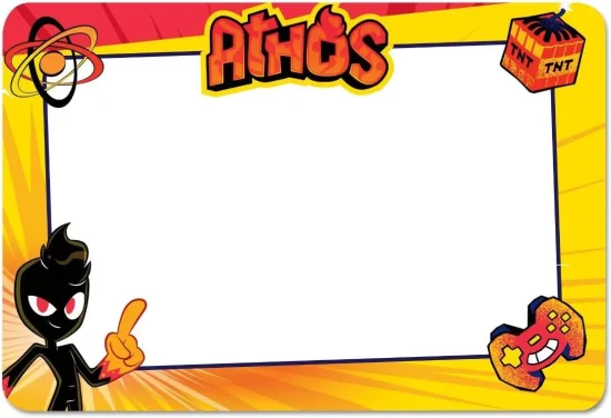 Risque e Rabisque Lousa Turma do Athos Gamer - Minecraft