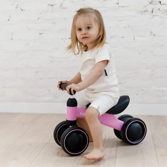 Bicicleta de Equilibrio - 4 Rodas BUBA Rosa