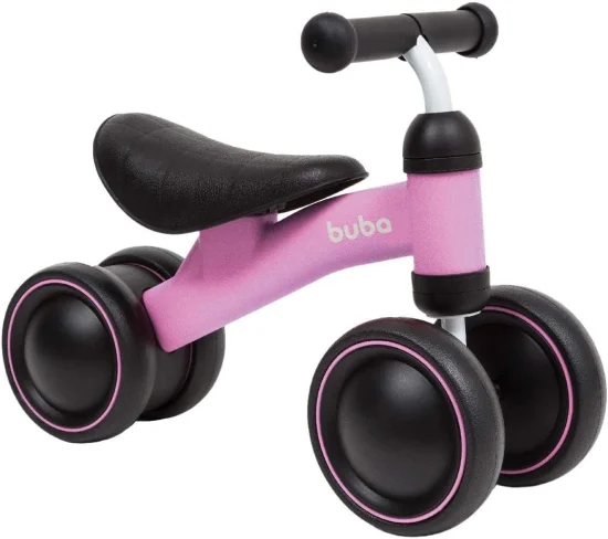 Bicicleta de Equilibrio - 4 Rodas BUBA Rosa