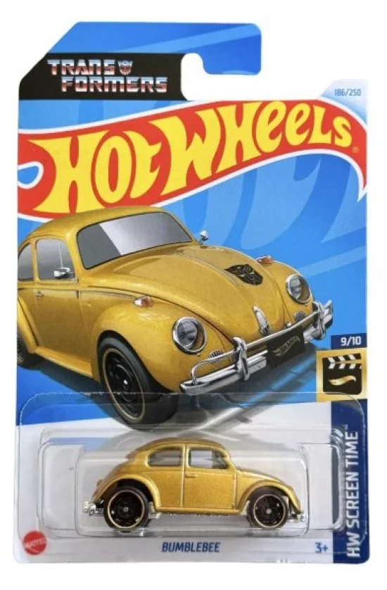 Hot Wheels Volkswagen Fusca Dourado Bumblebee - Transformers