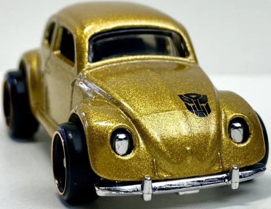 Hot Wheels Volkswagen Fusca Dourado Bumblebee - Transformers