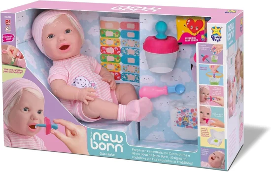 Boneca Diver New Born Cuidadinhos