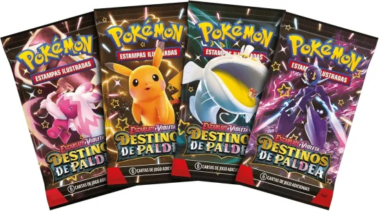Combo de 18 Booster Pokmon - Destinos de Paldea