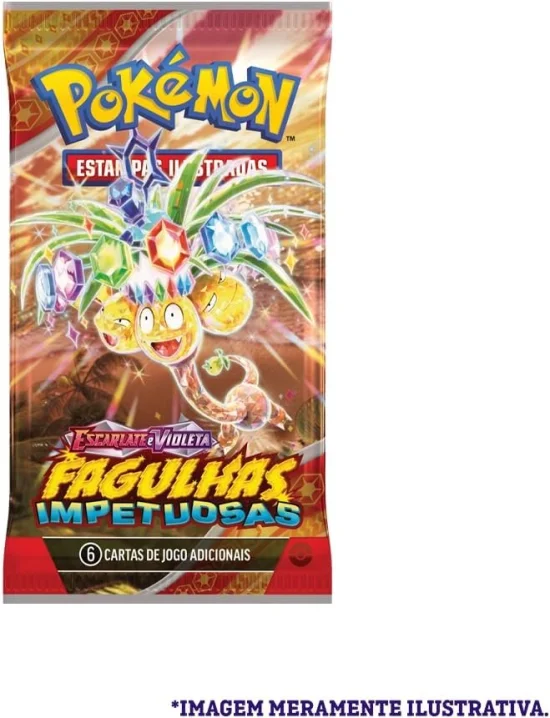 Booster Pokmon TCG Unitario Escarlate E Violeta Fagulhas Impetuosas
