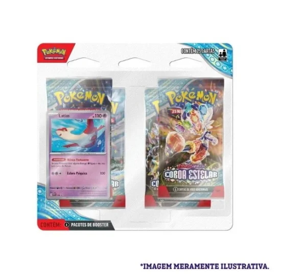 1 Pack Pokmon Escarlate Violeta Coroa Estelar - Sortido