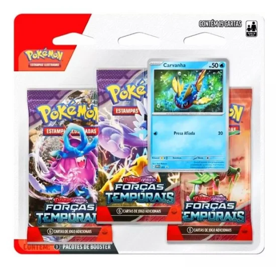 1 Blister Pokmon Foras Temporais - Sortido