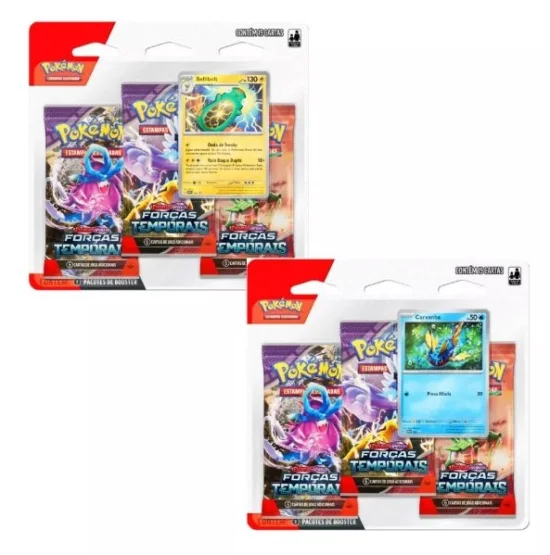 1 Blister Pokmon Foras Temporais - Sortido