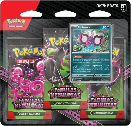 1 Pack Pokmon Fbulas Nebulosas - Sortido