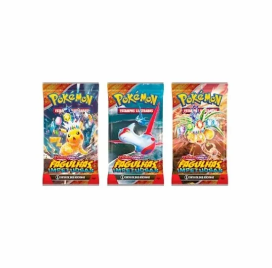 1 Pack Pokmon Fagulhas Impetuosas - Sortido