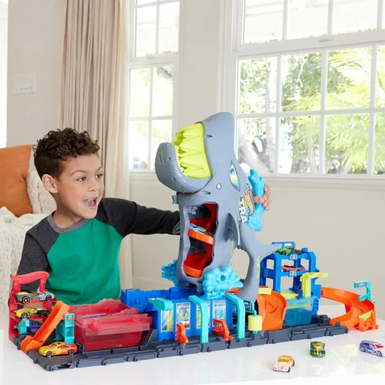 Pista Hot Wheels City Lava Rpido Mega Tubaro