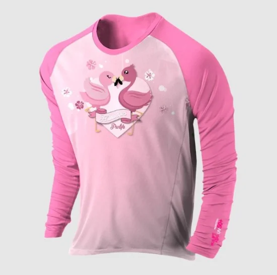 Camisa Uv Infantil Praia Piscina Proteo Solar Flamingo Tamanho 8 - Prolife
