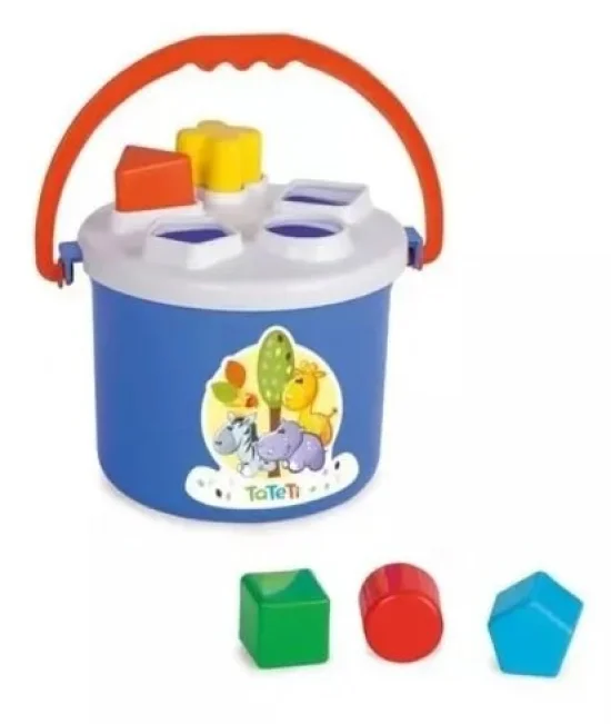 Balde Didtico Infantil - Cores Sortidas