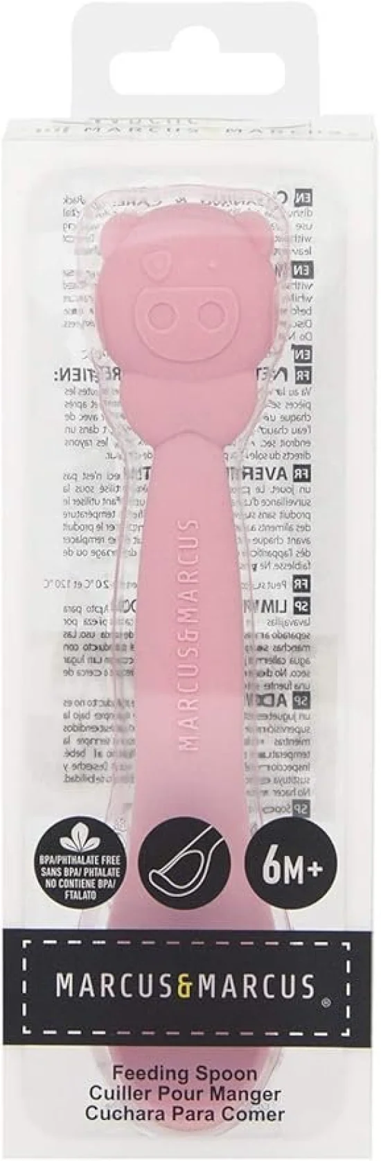 Colher em Silicone Porquinho - Marcus 