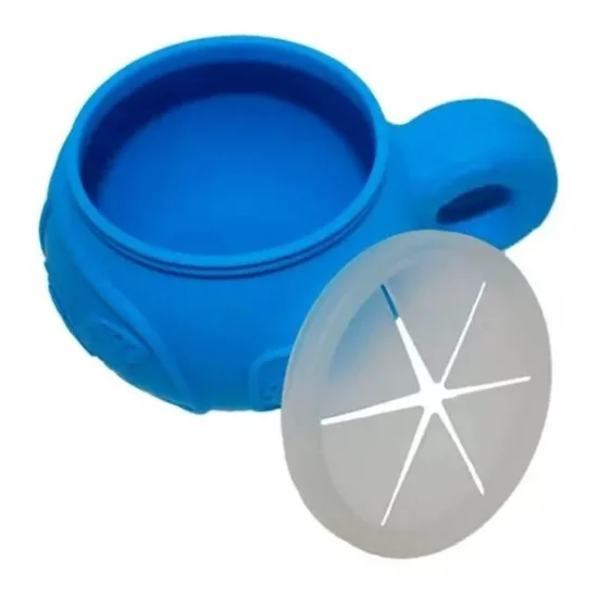Porta Salgadinho em Silicone Hipoptamo
