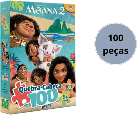 Quebra-cabea Moana 2  - 100 Peas