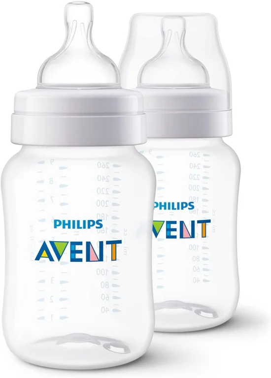 Kit 2 Mamadeiras Anti-Colic Clssica Transparente 125ml